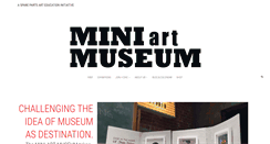Desktop Screenshot of miniartmuseum.org