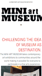 Mobile Screenshot of miniartmuseum.org